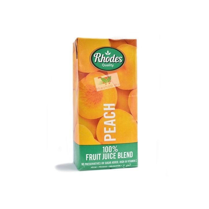 Rhodes 100% fruit Juice – peach 1l