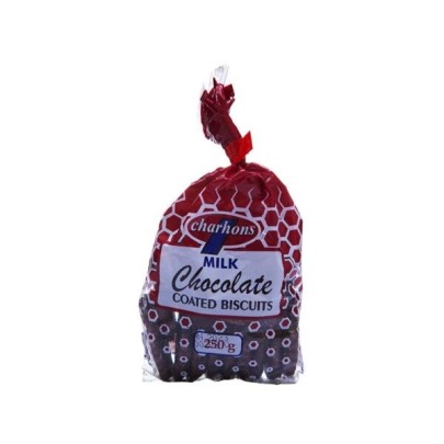 Charhons milk chocolate coated biscuits 250g