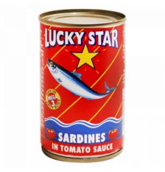 Lucky star sardines hot chill 155g