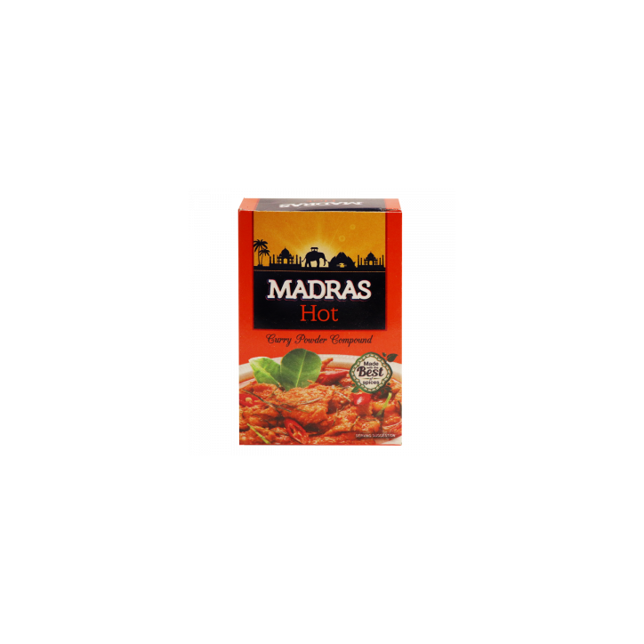 Madras curry comp powder hot 50g