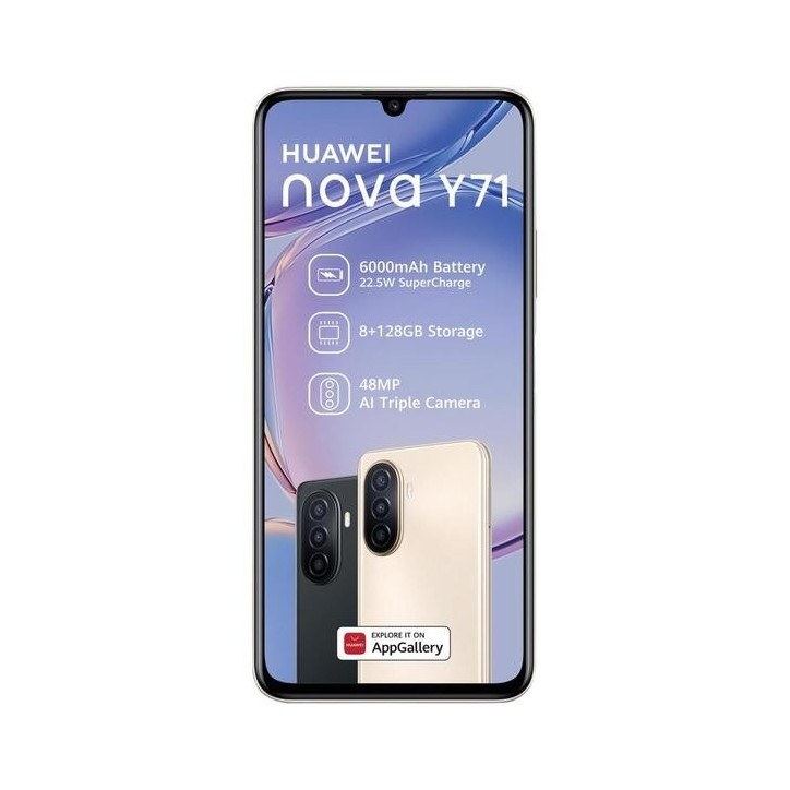 Huawei nova Y71 Black 128G 4G DS