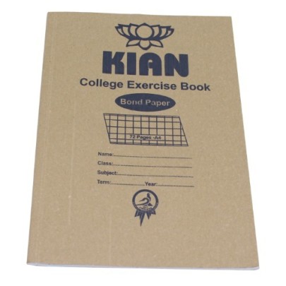 A4 kian exercise book bond 72pg maths