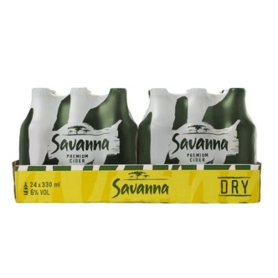 Savanna dry 330ml Nrb by 24 Units (Case)