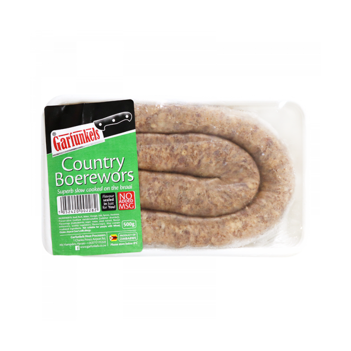 Garfunkels country boerewors 500g