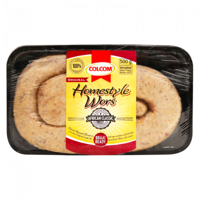 Colcom homestyle wors 500g