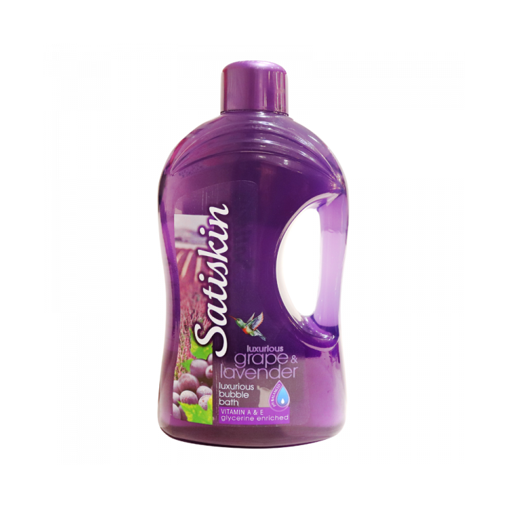 Satiskin b/bath grape & lav 2lt