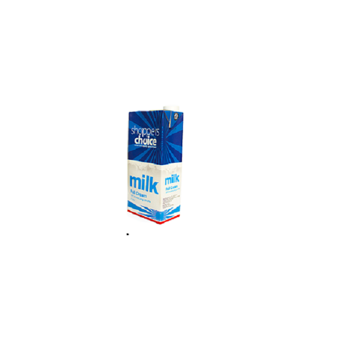 Shopperschoice uht milk 1l