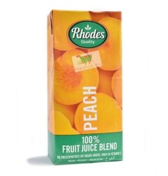 Rhodes 100% fruit Juice – peach 1l
