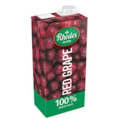 Rhodes fruit Juice redgrape 1l