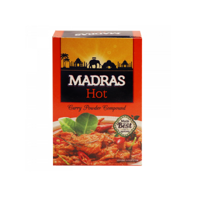 Madras curry comp powder hot 50g