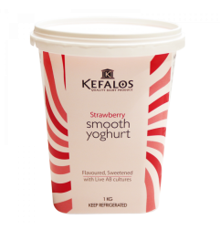 Kelfalos double cream plain yoghurt 1lt