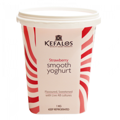 Kelfalos double cream plain yoghurt 1lt