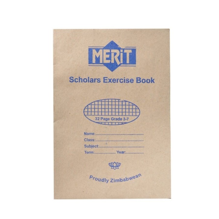 Merit exercise book a4 gr3-7 maths