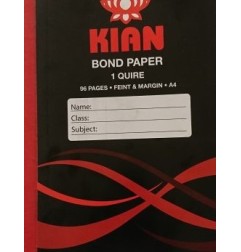 Kian 1 quire counterbook bond