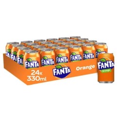 Fanta Cans 330ml X 24