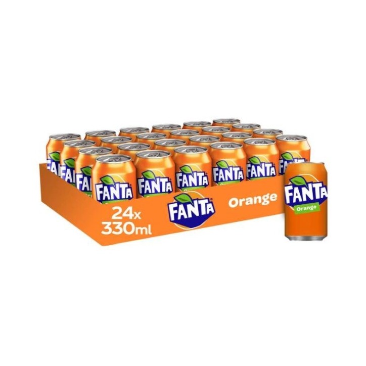 Fanta Cans 330ml X 24