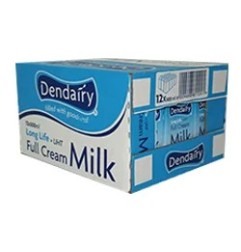 Dendairy Full Cream Milk 1 Litre X6