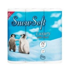 Snowsoft 2 ply toilet (paper) tissues 18s