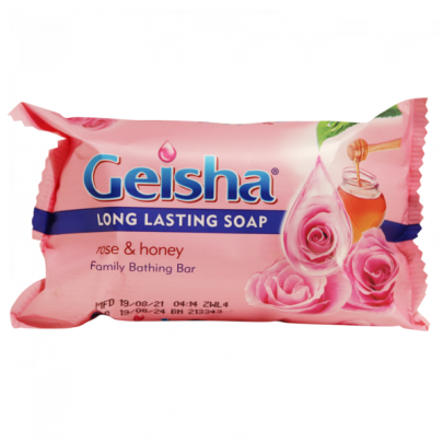 Geisha soap pink & honey 225g